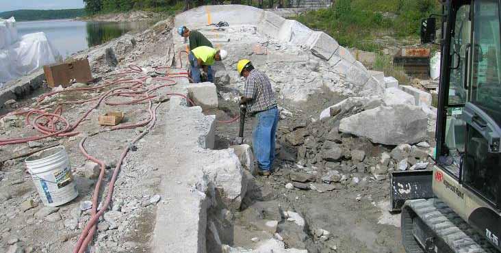 Examples of Dam Improvements: Wachusett Spillway