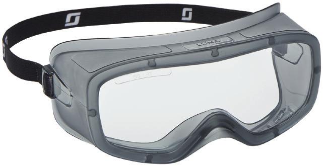 LUNA SAFETY GOGGLE DESCRIPTION Scott Safety s LUNA goggle is a lightweight general purpose goggle offering excellent compatibility with other forms of PPE, such as, half mask respirators and safety
