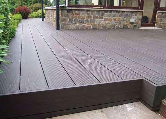 Below Surface Fixing Due to the excellent below surface fixing system, no screws or nails need to be used through the decking surface.