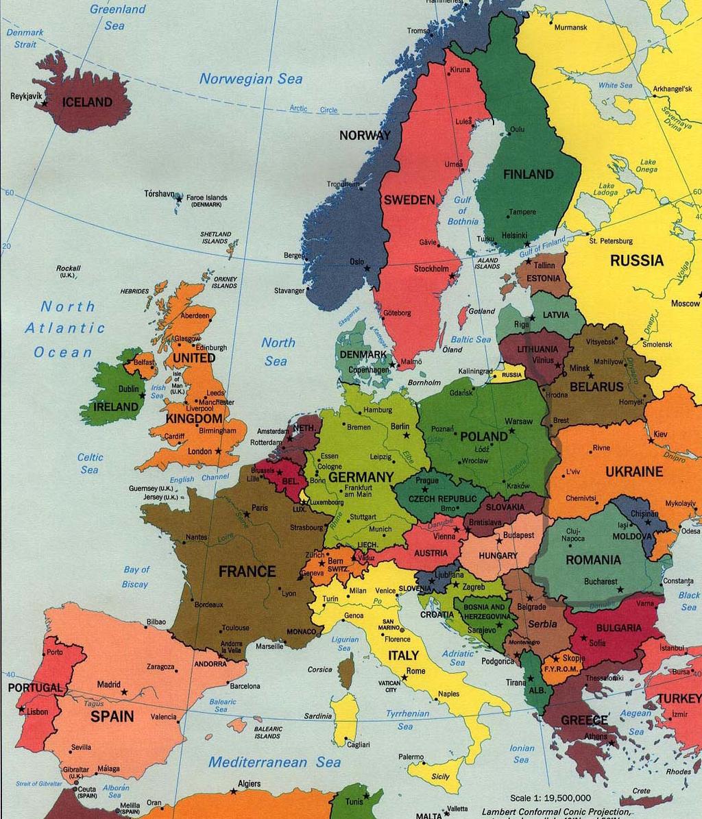 13 countries + the EU Norway Sweden Finland Denmark Netherlands Belgium