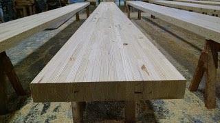 Mass timber products Glue-laminated timber (glt)