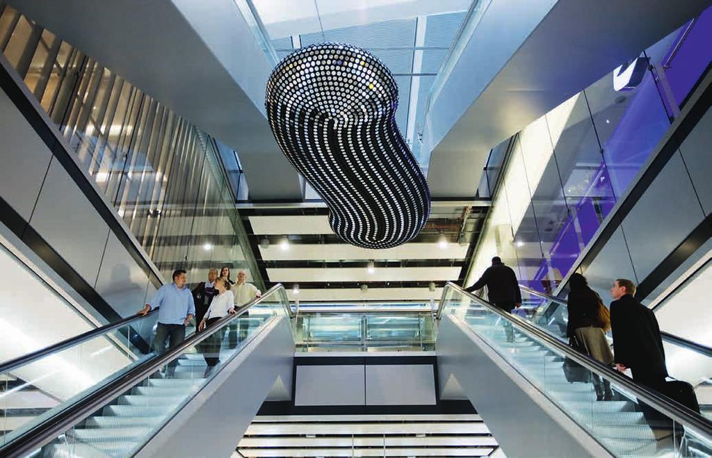 To help passengers move smoothly from the car park or train station to their departure gates at Heathrow s new Terminal 5, KONE supplied a total of 230 elevators including KONE MiniSpace, KONE