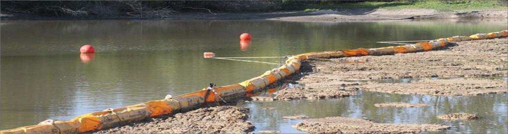 Turbidity Curtain (Tc) A floating or staked barrier installed within the water. (It may also be referred to as a floating boom, silt barrier or silt curtain). Not to be used as sediment storage.