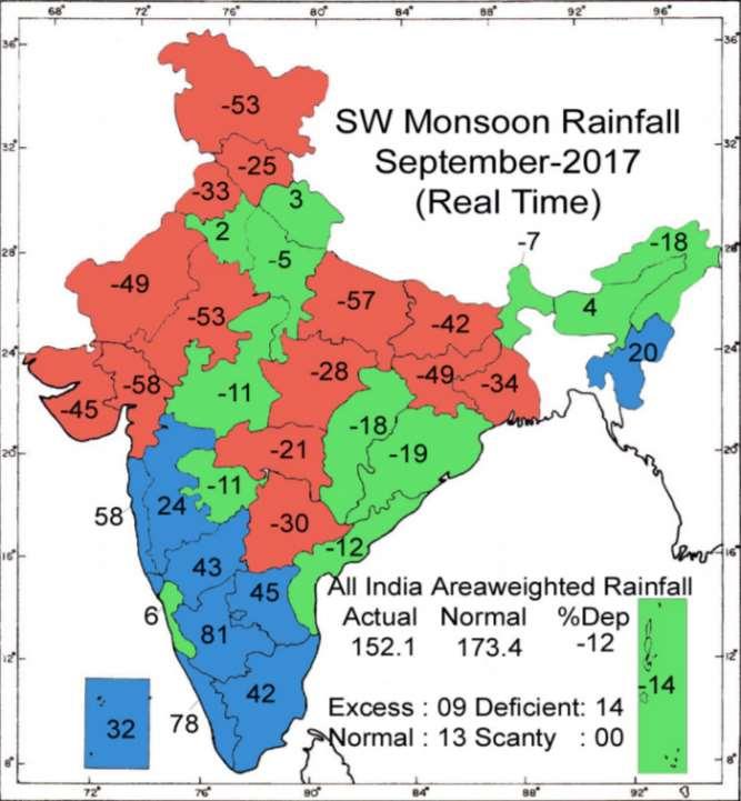 Appendix V Source: India Meteorological Department Excess
