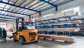Dexion's modern cantilever racking offers robust storage solutions with high capacity, specifically designed for the storage of long merchandise.