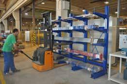 Light Duty Cantilever Ideal for the storage of light weight or long items that are best suited to being stored horizontally.