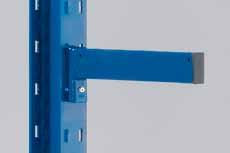 of double-sided rack: 2x nominal depth + 20 Foot load = x arm load Note on safety: If height/depth ratio is : 1, or operating conditions so require, then