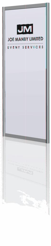 Glass Panel 1 Panel Graphics 2 Graphic Clad 3 Glass panels can be fitted on the perimeter of your stand and can be further
