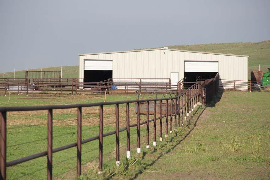 Cattle Working Facilities The livestock working facility is housed in a steel building along with the tack room, horse facilities and