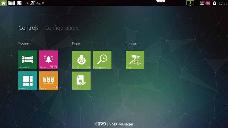 GVD Video Management Solution for Retail Chains GVD VMS is a video management system with enterprise- and multi-site designs to consolidate different types of servers and a large amount of cameras