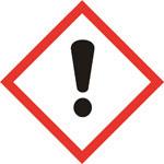 The hazard warning and precautions include : - Hazard pictogram - Warning statement indicating the level of hazard