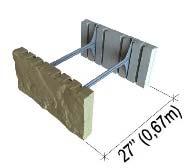 Assembled Panels Typical Concrete Panel Figure 1 - Mega Tandem Segmental Retaining Wall System The product described in this Uniform Evaluation Service (UES) Report has been evaluated as an