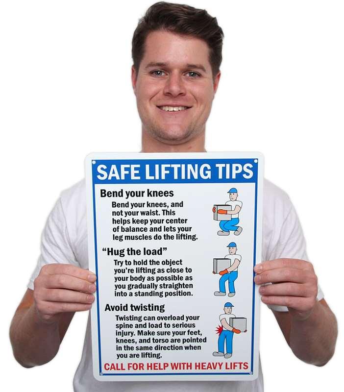 Safety Requirements Safe Lifting Never lift more than 50 pounds by yourself Seek help from a co-worker for all