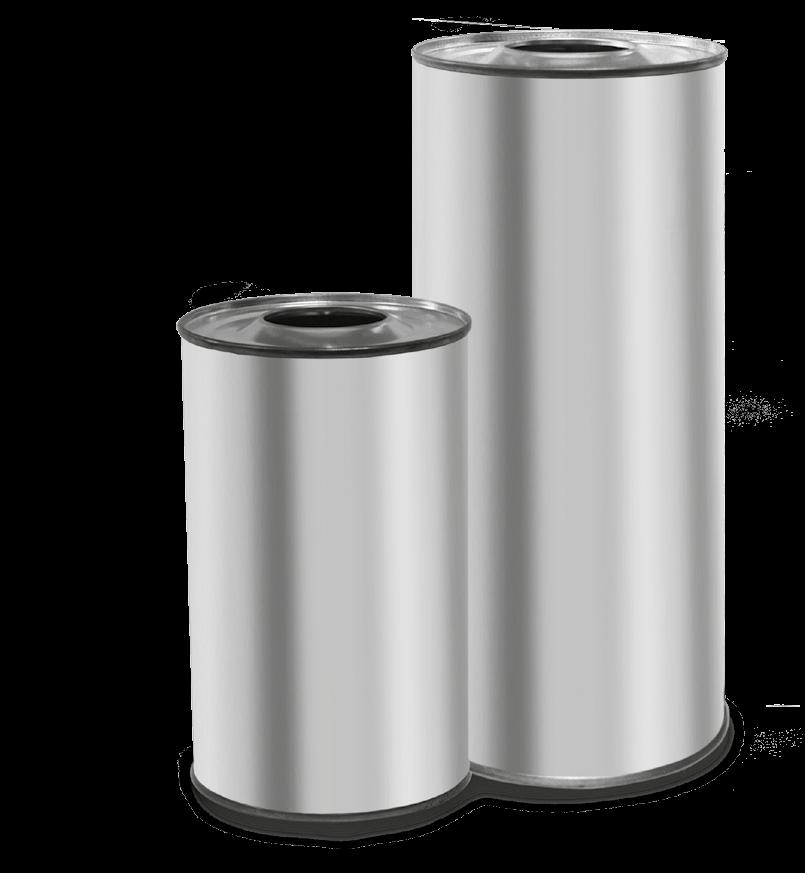 CANS FOR CHEMICALS CANS WITH NECK TOP CONICAL CANS