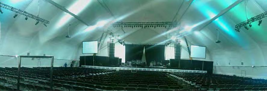 VISION BUILDING SYSTEMS PROJECTS 2,200 Person Seating Capability 5 ton