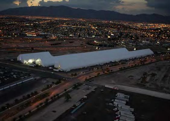 Records as the largest tent in the world.
