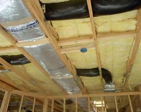Ducts Section 403.2 Insulation (Prescriptive) Supply ducts in attics: R-8 All other ducts: R-6 Sealing (Mandatory) Joints and seams shall comply with IRC, Section M1601.4.1 All ducts, air handlers, filter boxes and building cavities used as ducts shall be sealed (Section 403.
