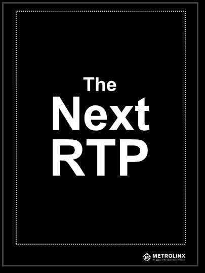of underinvestment The next RTP will emphasize