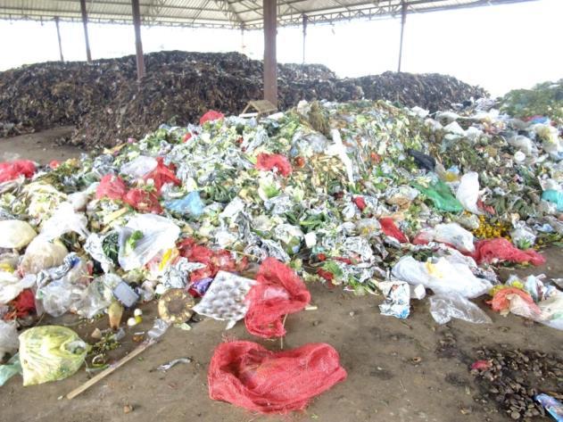 waste is composting Because No waste separation at source