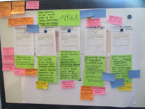 Regional pathways towards reaching these visions by prioritising key actions to be taken and designating measures