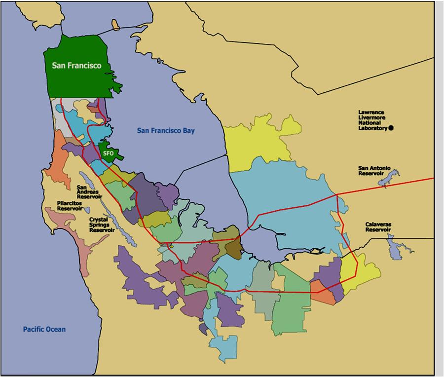 BAWSCA Represents 26 agencies that buy water from SF 1.