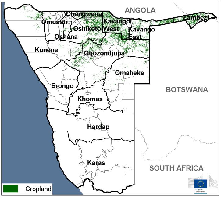 Namibia Namibia declared drought in January 2016 and rainfall deficits starting in October 2015 have caused planting delays and possibly reductions and low crop performance in northern Namibia,