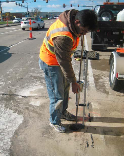 Evaluations of Existing Pavements Evaluation is also used to determine: Required repairs where needed Establish the concrete overlay design thickness When combined