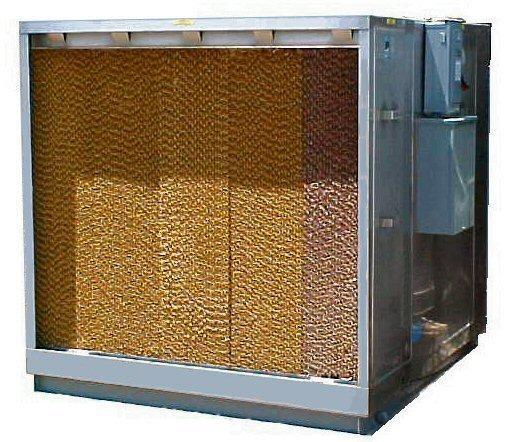 9. Inlet Air Cooling [5/29] Evaporative Cooler (Wetted Honeycomb Evaporative Coolers) Traditional evaporative coolers that use media for evaporation of the water have been widely used,