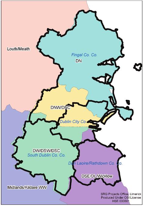black The following map sets out the Vision for Chan areas with the Local Authorities superimposed on it Fingal Co. Co. Louth/Meath Fingal Co. Co. W C Dublin City Co. C W/C Dublin City Co.