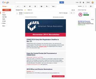ACROSS THE FENCE NEWSLETTER Learn what the association and its Chapters are doing in this electronic newsletter.