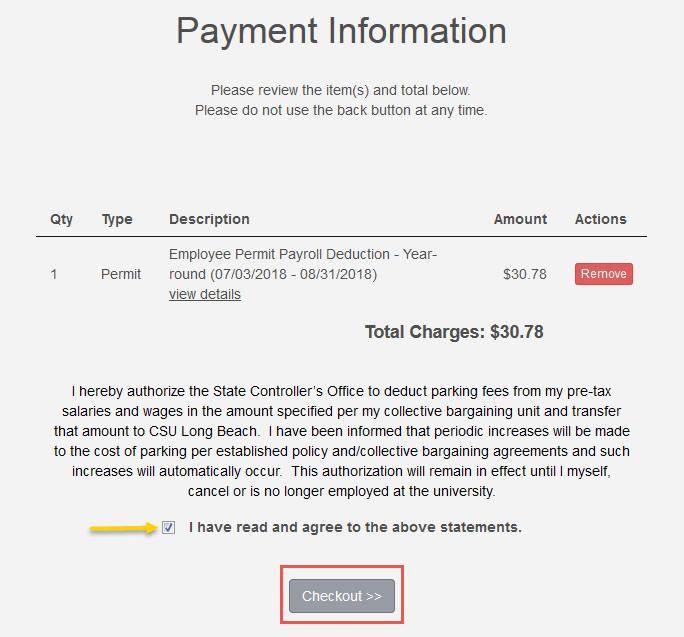 6. On the Payment Information page: a) review your purchase details, b) if you are opting for monthly