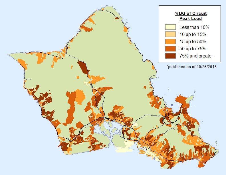 Hawaii at the forefront In 2013, Hawaii imported 91% of the energy it consumed leading to high electricity prices In 2014 electricity generation from solar more than doubled 381 MW of small-scale