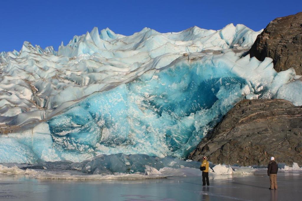 Glacier Mass of ice on