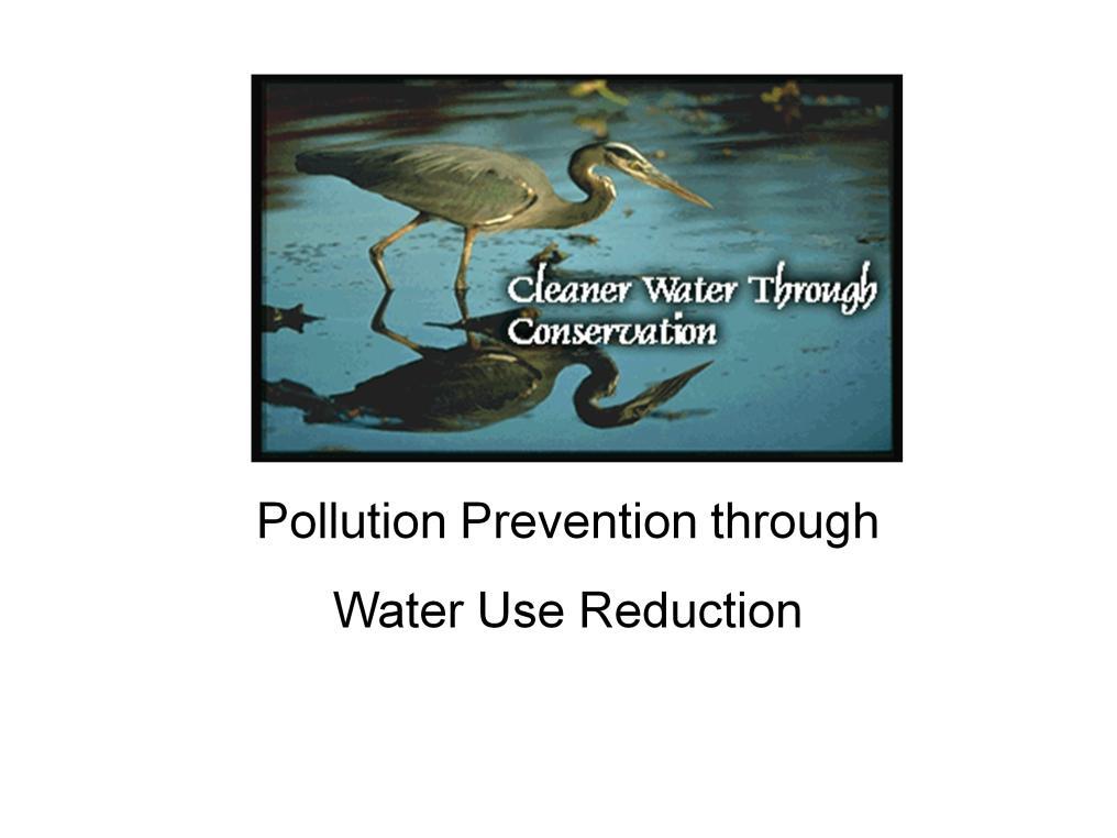 Welcome to online training to promote water conservation and economic savings for Ohio businesses.