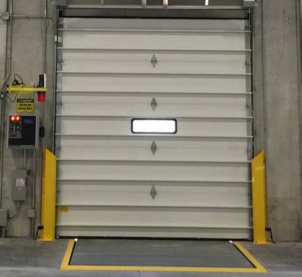 Dock Equipment Door Track Protectors Door Track protects overhead door track from damage while placing or retrieving