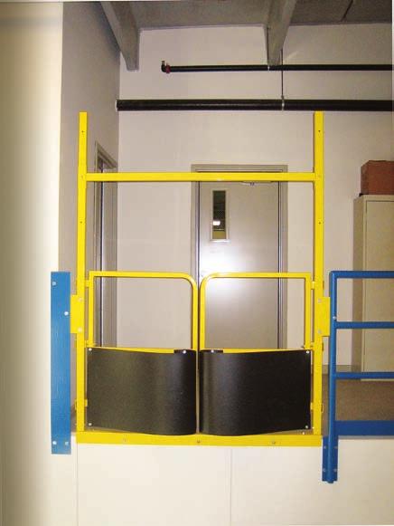 Mezzanine Safety Gates We have four different styles of Mezzanine gates available to meet your needs - all are designed with fall protection per OSHA guidelines!