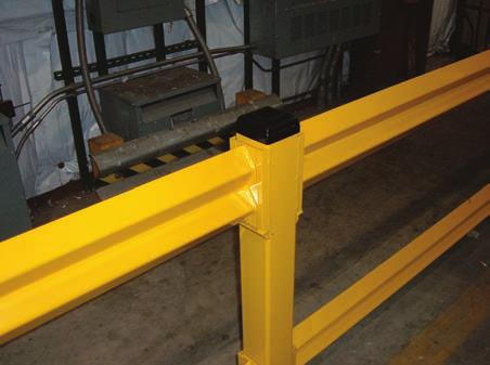 Lite ribbed guard rail Lite Duty Guard Rail Stand Guard Lite is designed for powered and manual stackers,