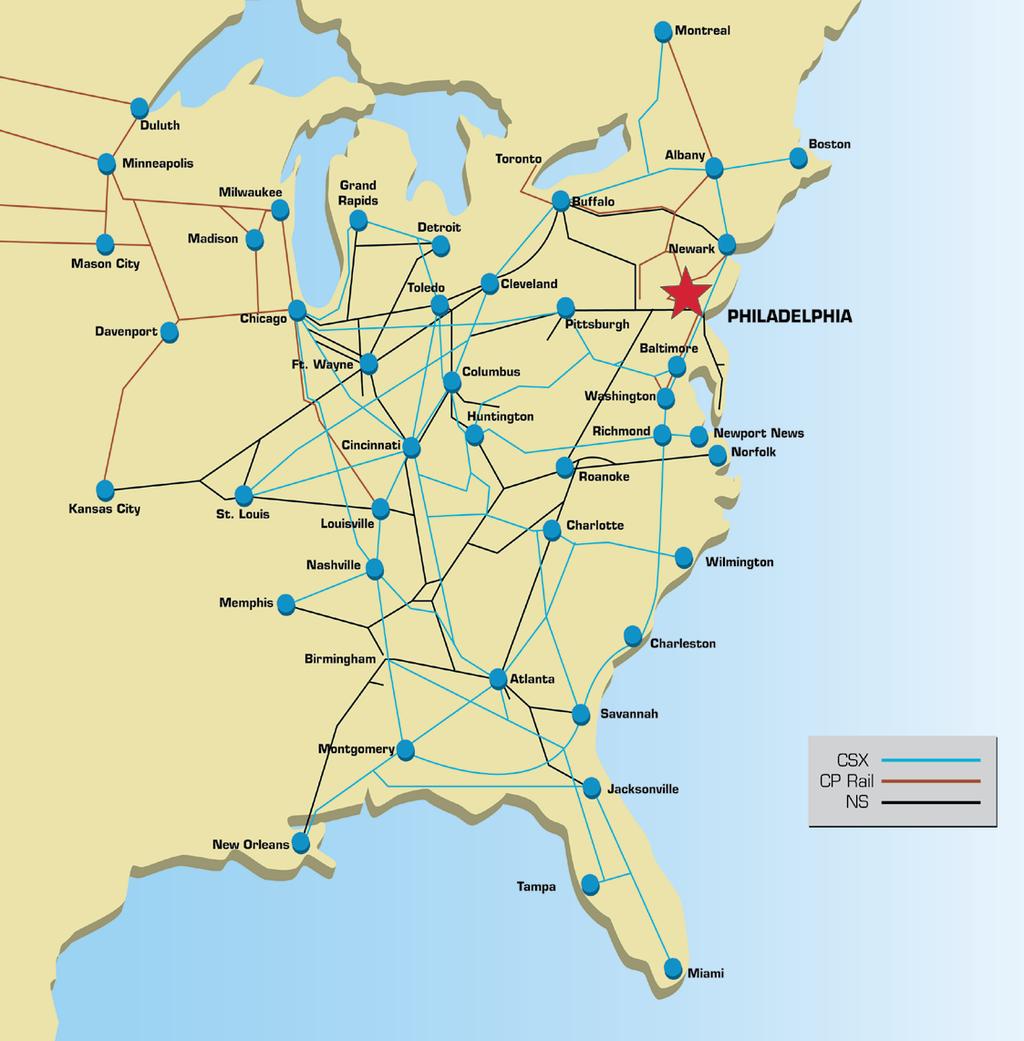 Rail Infrastructure The Philadelphia Regional Port Authority, an independent agency of the Commonwealth of Pennsylvania, is