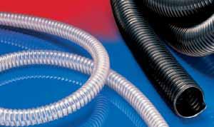 Highly abrasion-proof Pre-PUR suction hoses / transport hoses I.4.5 AIRDUC HT-PUR 355 Abr.