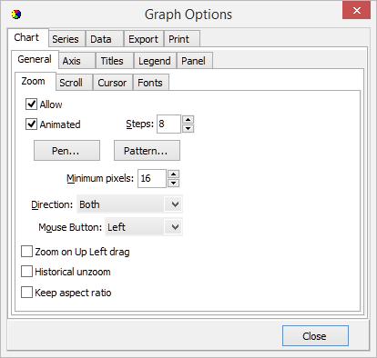 Plot Options All graphs displayed in the Post-Processor modules can be tweaked and customised using the Plot Options facility, available from the main menu (Tools > Plot Options ), toolbar button or