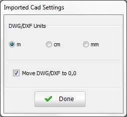 Quick Start 17 Building Modeller Imported Cad Settings Building Modeller CAD drawing insertion Begin inserting the structural members from the main menu (Insert > Insert Rectangular Column) or