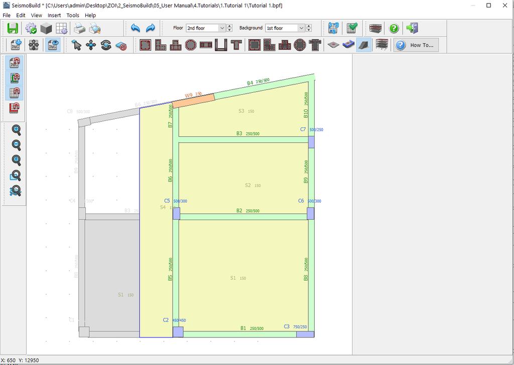 Building Modeller 99 It is noted that users may use the layout of an existing floor as
