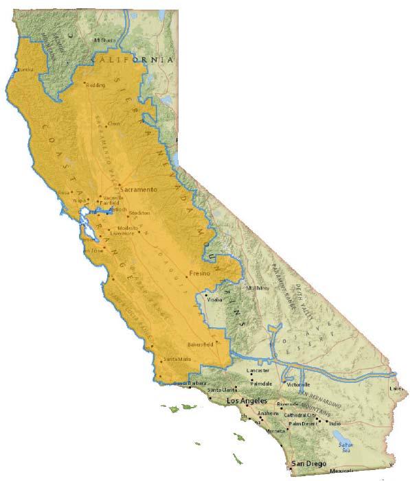 PG&E Service Territory We deliver natural gas and electric service to