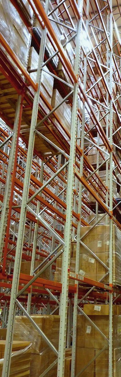 A limitation of using standard lift trucks, is that the racking systems height is restricted