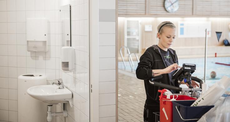 Tork EasyCube Intelligent System Eliminating complaints with intelligent washrooms When providing athletic training of the highest quality to one million visitors per year, every detail matters.