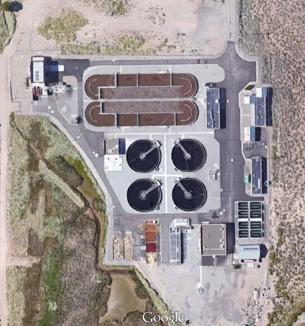 Comparison with Water Reuse Facility in Reno Selected 100% water reuse facility for comparison (South Truckee Meadows Water Reclamation Facility, STMWRF) Developed BioWin model