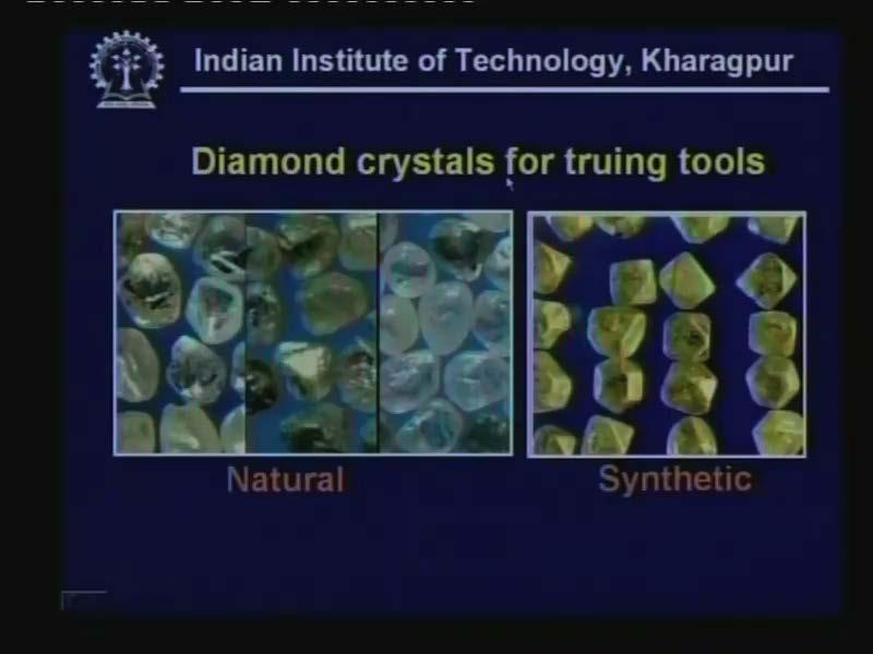 We have different types of truing tool either with a multi point this diamond or we have an impregnated diamond which is