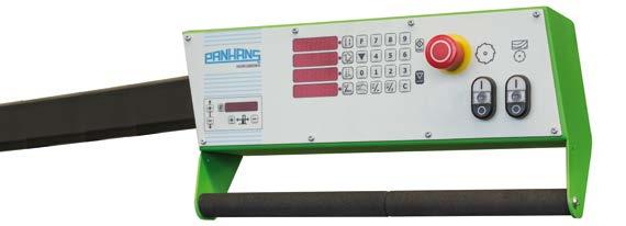 Pressure/button for scoring saw side position +/- 6800 6900 6 7 0 9 8 Cutting height Display of the current cutting height