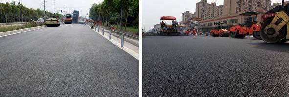 Wearing Surface Bituminous Material (Asphalt) An asphalt Layer which have less voids and high surface resistance Asphalt concrete overlay rests on top