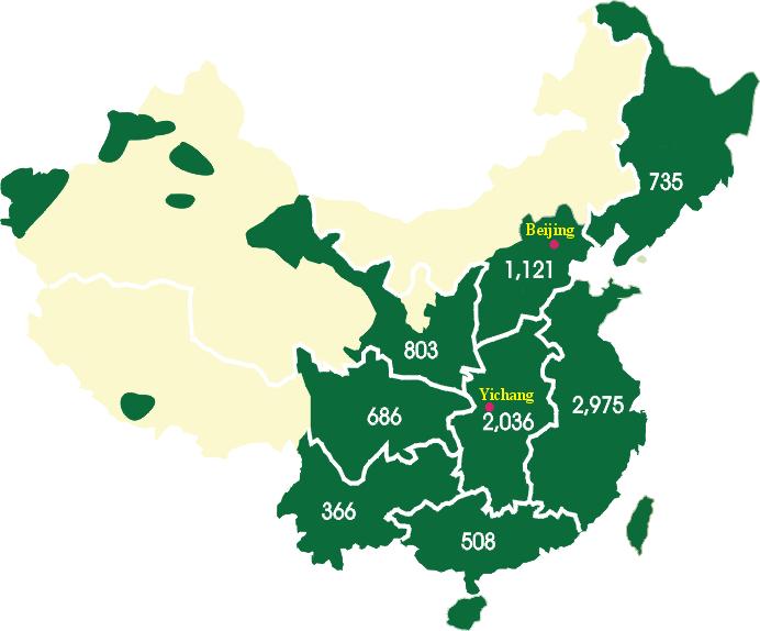 China Phosphate Market Distribution P 2 O 5 (Mt/a)